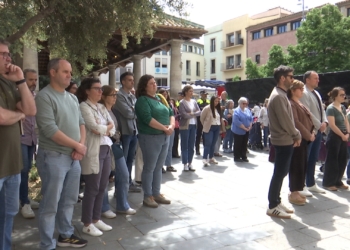 Granollers s’uneix al minut de silenci en condemna del feminicidi de Tortosa