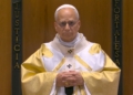 La benedicció de la Torre de Jesús de la Sagrada Família, amb presència vallesana