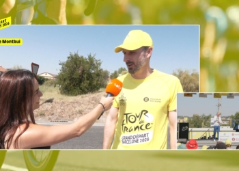 Caldes de Montbui viu el pas del Tour de França amb intensitat