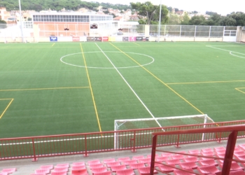 La Garriga estrena la nova gespa del Camp d’Esports Municipal