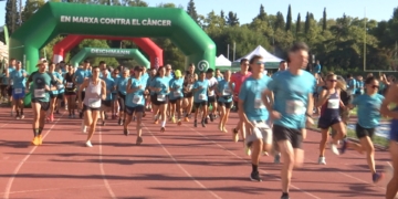 851 persones participen a la setena marxa contra el càncer a Granollers