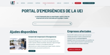 La UEI habilita un portal web per ajudar les empreses afectades pel temporal