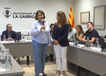 Núria Garcia i Garcia pren possessió del seu càrrec com a regidora de la Garriga
