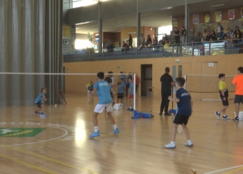 Vilanova del Vallès seu del campionat de Catalunya sub 9, sub 13 i sub 19 de bàdminton