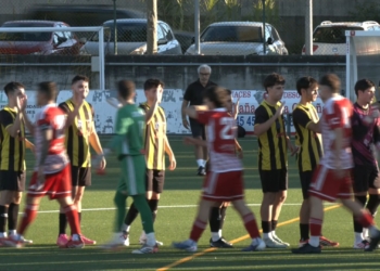 El CF Vilanova aguanta 45 minuts davant la UE Mollet