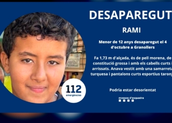 Els Mossos busquen un nen de 12 anys desaparegut a Granollers aquest diumenge